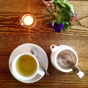 After a good walk, ginger and lemon tea is amazing